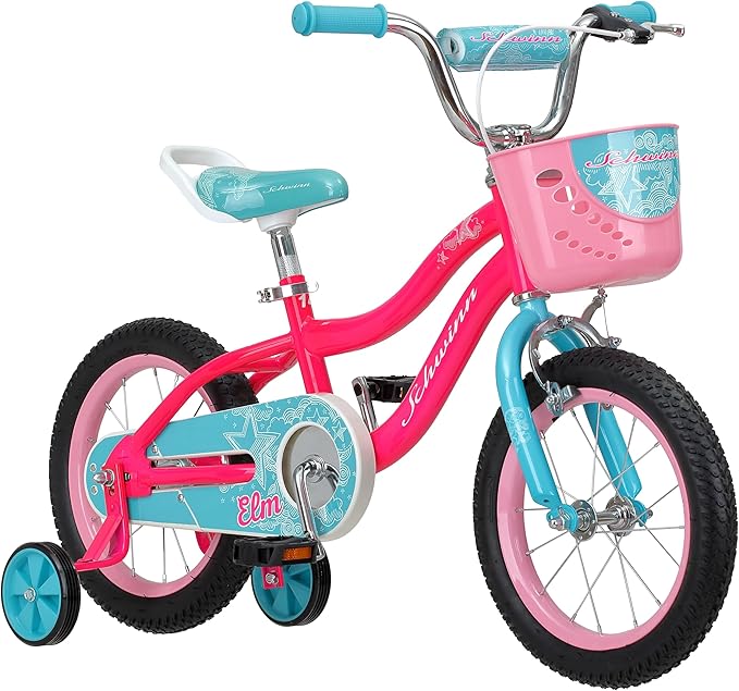 Schwinn Elm and Koen Bike or Balance Bike, 12-18 Inch Bike for Kids Ages 2-13, Black, Blue, Red, Teal, Pink or Purple, SmartStart Ergonomic Design, Adjustable Seat Grows with Child, Training Bicycle