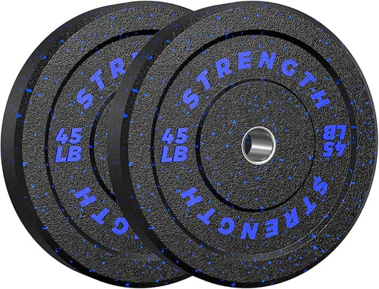 XDDIAS 2-Inch Bumper Plates, Barbell Rubber Olympic Weight Plates Set for Home Gym Strength Training, 20-260lbs, Multiple Options