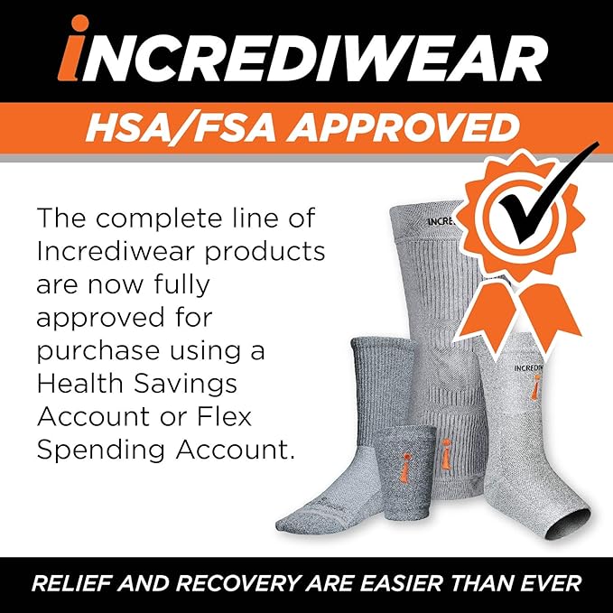 Incrediwear Ankle Sleeve – Ankle Brace for Joint Pain Relief, Sprained Ankle Support, Arthritis, Inflammation Relief, and Circulation, Support for Women and Men (Black, X-Large)