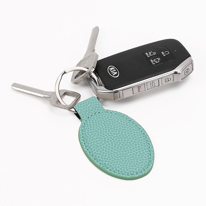 LaserGram Oval Keychain, Baseball Ball, Personalized Engraving Included (Basketball Teal)