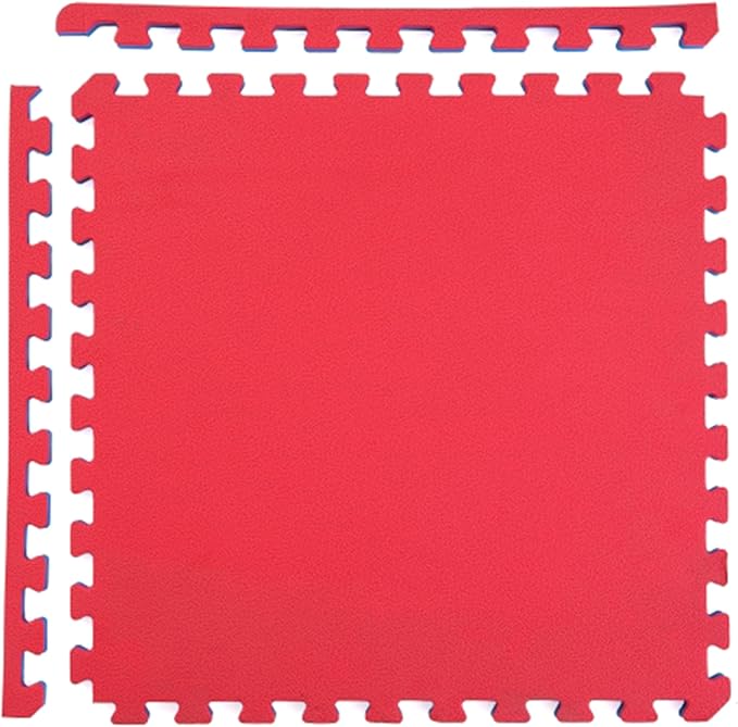 FlooringInc's 1" Thick Foam Tiles, 3'x3' or 2'x2' Reversable Interlocking Tiles, Ideal Yoga Mat, Gymnastics Mat, Workout Mat for MMA and Jiu Jitsu Training