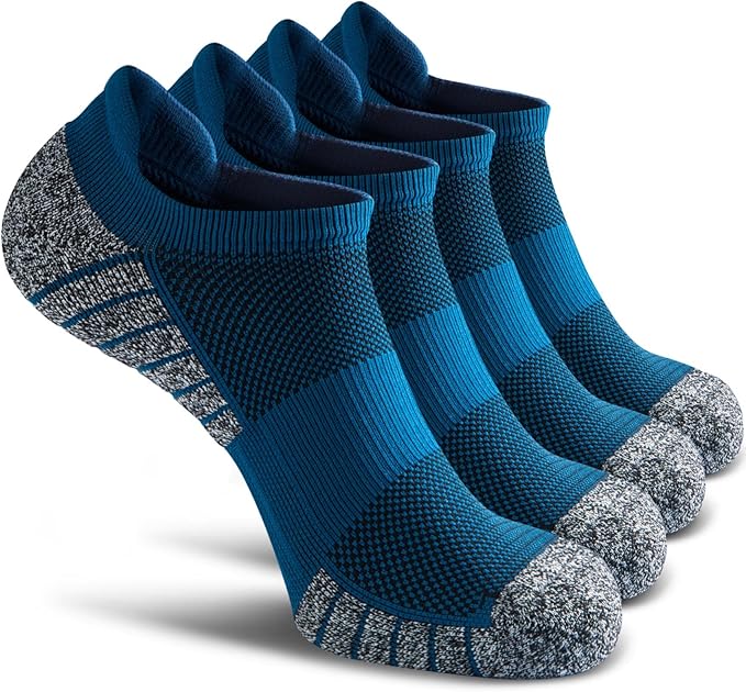 No Show Sports Compression Socks for Men and Women Circulation 4/8 Pack