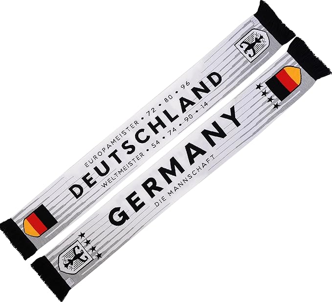 Euroscarves Germany Deutschland Soccer HD Knit Scarf