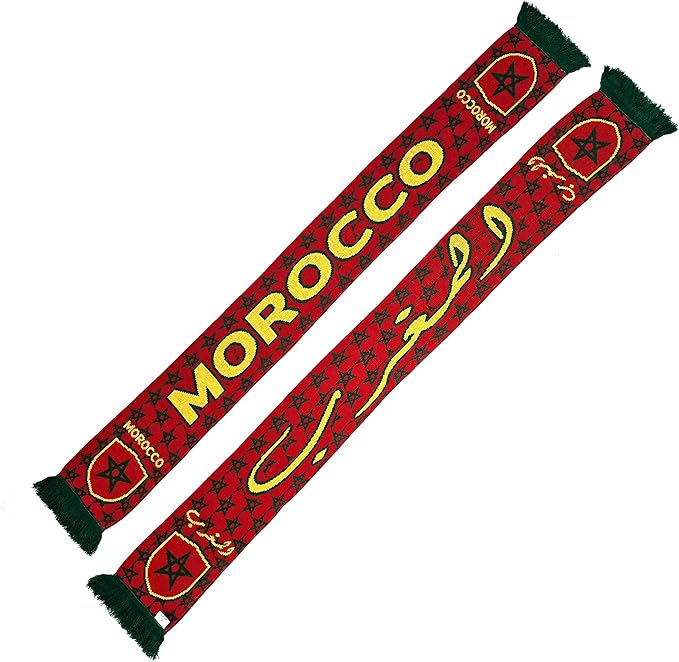 Euroscarves Morocco Soccer Knit Scarf