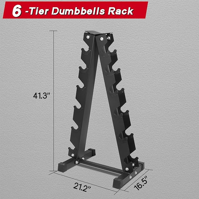 RitFit 5-300LBS Rubber Encased Hex Dumbbell Sets with Optional Rack for Home Gym, Coated Hand Weights for Strength Training, Workouts