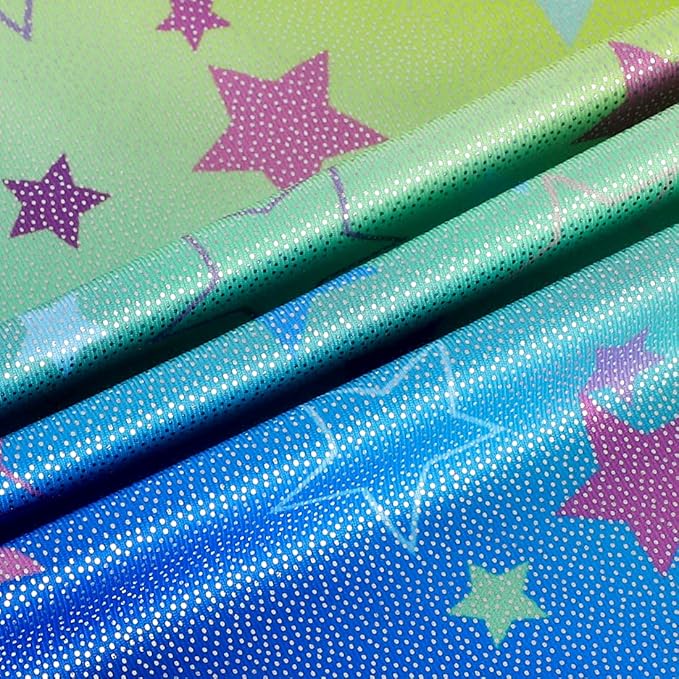 Leotards for Girls Gymnastics Toddler Dance Biketards Mermaid Unicorn Athletic Dance Wear Shiny Rainbow Blue Hotpink