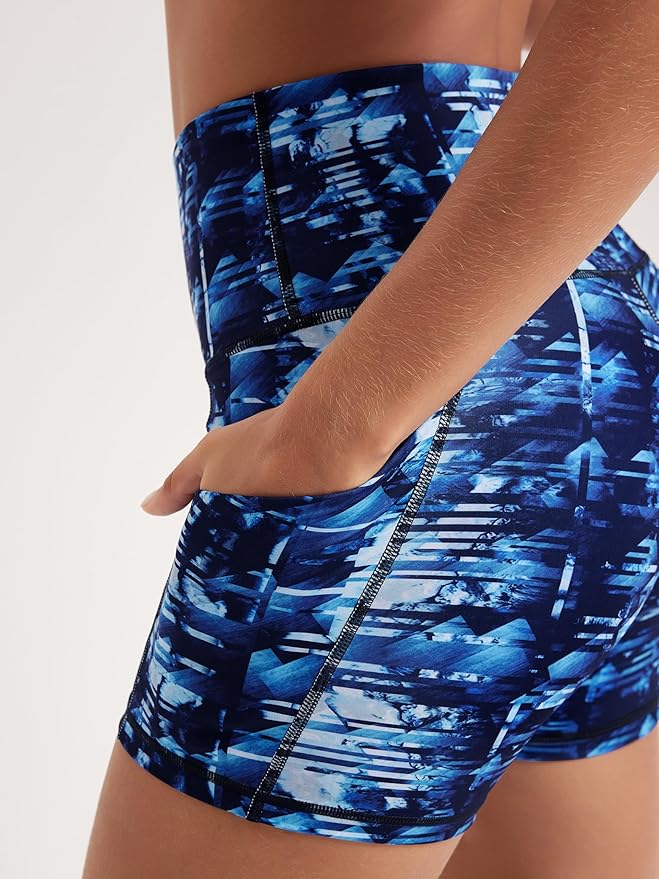 ODODOS Women's Tummy Control Biker Shorts 2.0 with Pockets High Waist Athletic Workout Yoga Shorts-3.5''/ 5"/ 8" / 10" Inseam