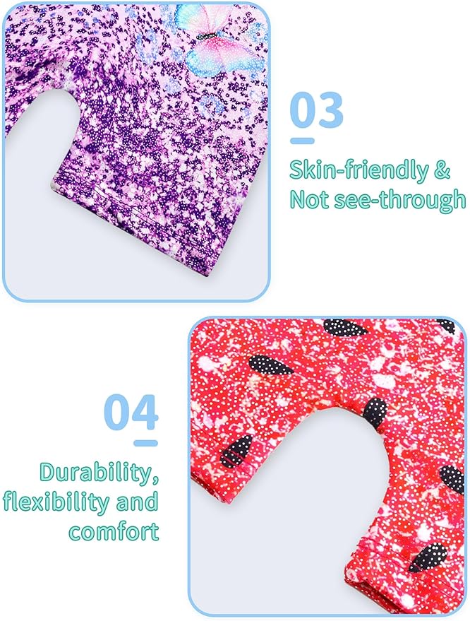 Nymphperi 2 Packs Gymnastics Leotard for Girls Sparkle Biketards with Shorts Kids Sleeveless Unitard One-Piece Dancewear