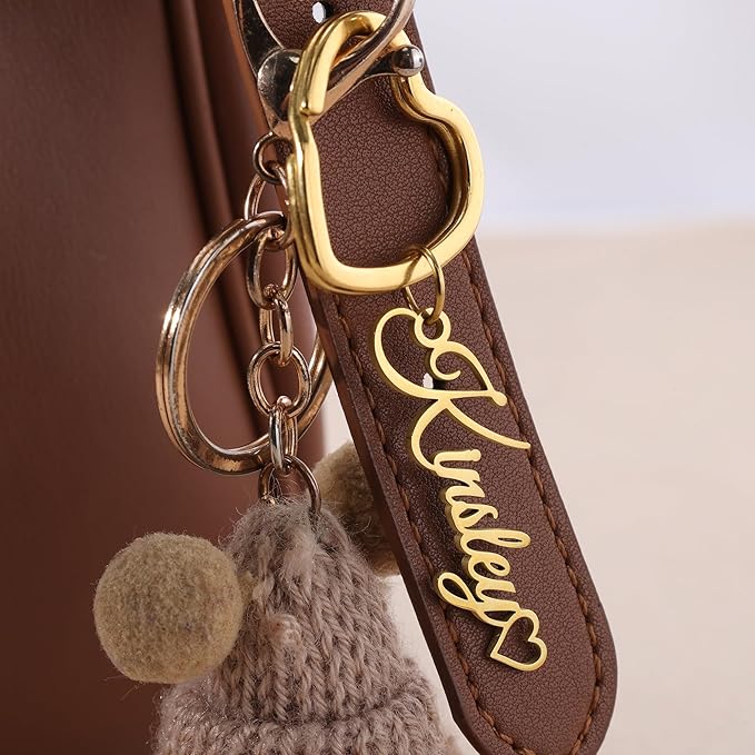 Hiyong Personalized Keychain Custom Photo Keyring Customized Gifts for Men Custom Keychain with Your Photo Logo or Text