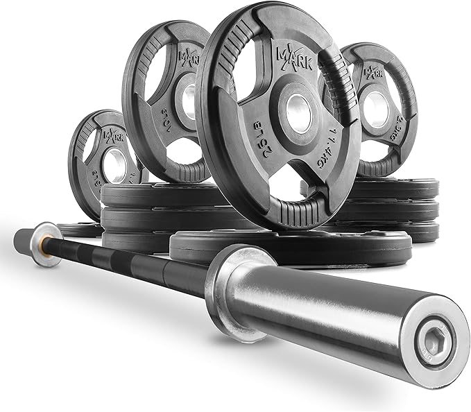 XMark 7 ft Weight Bar, Olympic Weight Lifting Barbell