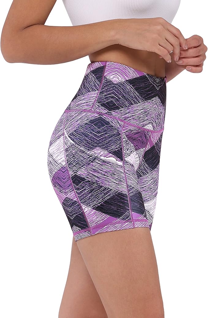 ODODOS Women's Tummy Control Biker Shorts 2.0 with Pockets High Waist Athletic Workout Yoga Shorts-3.5''/ 5"/ 8" / 10" Inseam