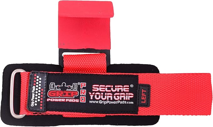 Premium Weight Lifting Hooks & Straps for Pull Ups & Deadlifts - Padded, Heavy Duty, Power Lifting Grips for Men & Women