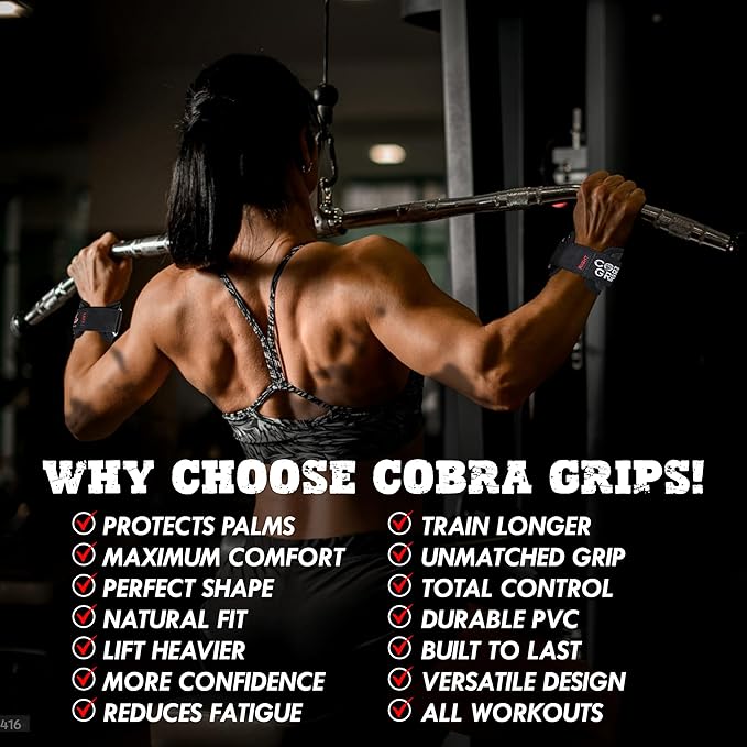 Premium Weight Lifting Hooks & Straps for Pull Ups & Deadlifts - Padded, Heavy Duty, Power Lifting Grips for Men & Women