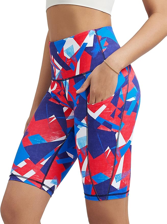 ODODOS Women's Tummy Control Biker Shorts 2.0 with Pockets High Waist Athletic Workout Yoga Shorts-3.5''/ 5"/ 8" / 10" Inseam