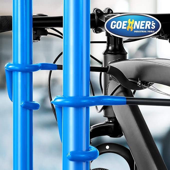 Gioventù 4 Bike Storage Rack Garage(Max 240lbs), Freestanding Gravity Bicycle Rack with Fully Adjustable Arms, Drill-free, Vertical Bike Floor Stand for Indoor Storage, Suitable for Any Bike Styles