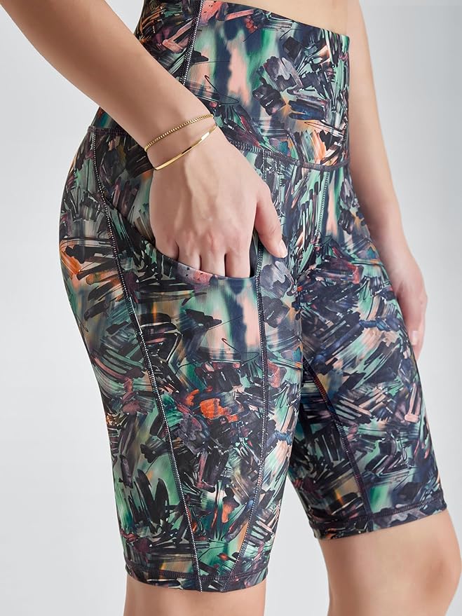 ODODOS Women's Tummy Control Biker Shorts 2.0 with Pockets High Waist Athletic Workout Yoga Shorts-3.5''/ 5"/ 8" / 10" Inseam
