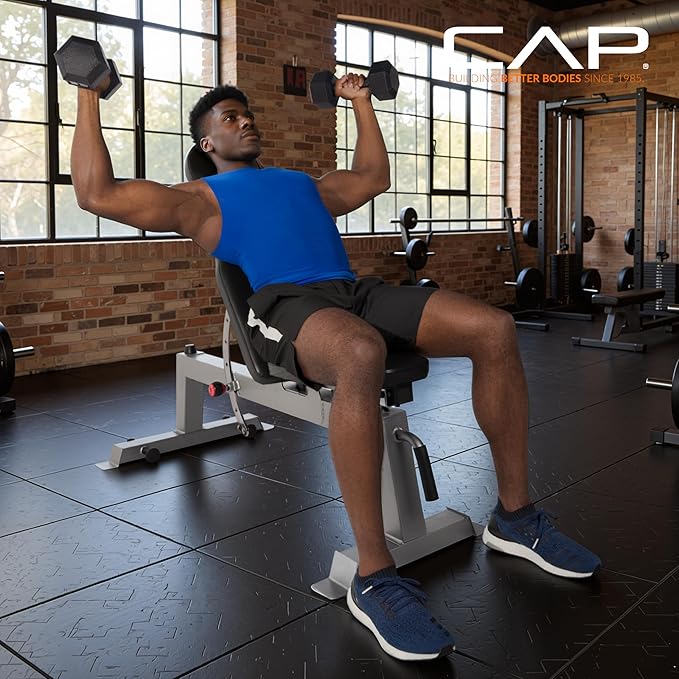 Cap Barbell Deluxe Utility Weight Bench Color Series