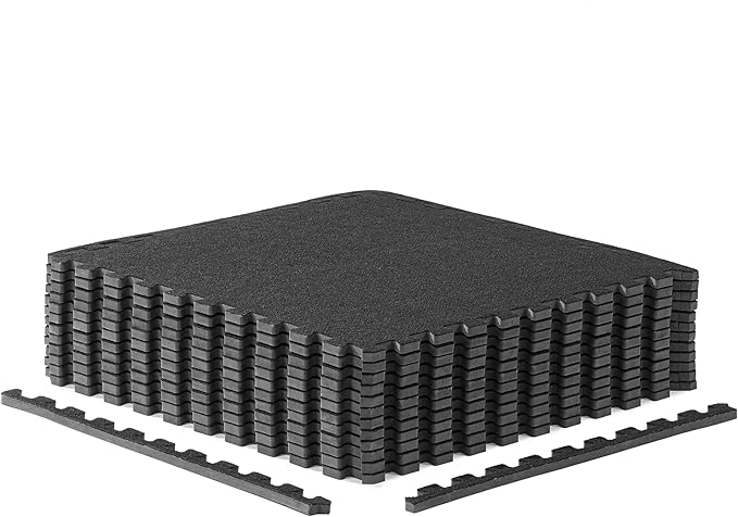 CAP Barbell Interlocking EVA Foam Carpet Puzzle Mat Floor Tiles - 24" x 24" x 1/2" | Multiple Color Options