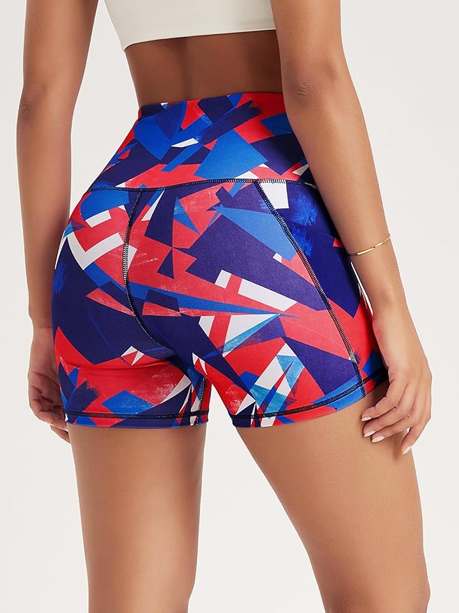ODODOS Women's Tummy Control Biker Shorts 2.0 with Pockets High Waist Athletic Workout Yoga Shorts-3.5''/ 5"/ 8" / 10" Inseam