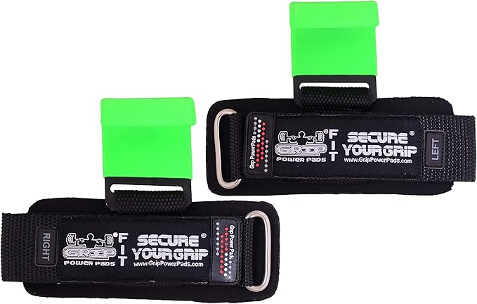 Premium Weight Lifting Hooks & Straps for Pull Ups & Deadlifts - Padded, Heavy Duty, Power Lifting Grips for Men & Women