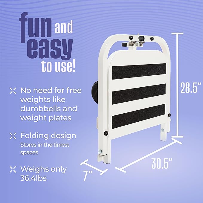 BootySprout Hip Thrust Machine for High Resistance Glute Training - Home Gym Workout - Comes with 45, 90, and 135 Lbs of Resistance