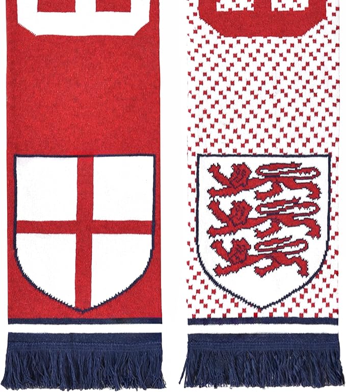 Euroscarves England Recycled Cotton Soccer Knit Scarf