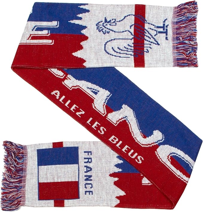 France Champions Du Monde Soccer Knit Scarf