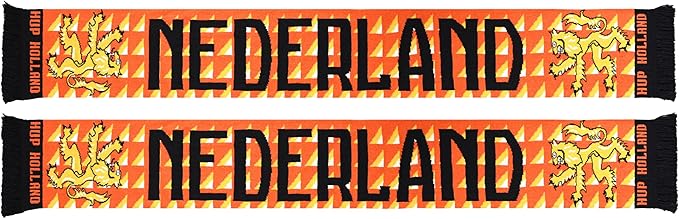 Euroscarves Netherlands Holland Recycled Cotton Soccer Knit Scarf