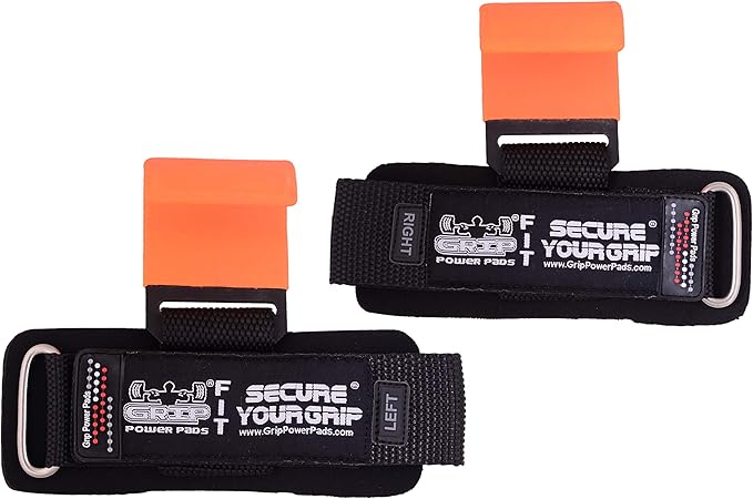 Premium Weight Lifting Hooks & Straps for Pull Ups & Deadlifts - Padded, Heavy Duty, Power Lifting Grips for Men & Women