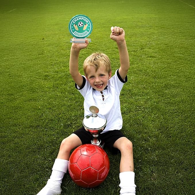 Crystal Trophy Award for Kids & Adult, Champion Football Baseball Soccer Basketball Sports Winner Trophies, Award Trophy for Sports Championships Tournaments Award Competitions Rewards Prizes