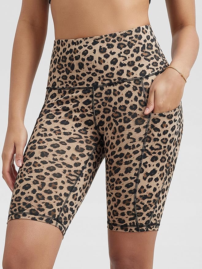 ODODOS Women's Tummy Control Biker Shorts 2.0 with Pockets High Waist Athletic Workout Yoga Shorts-3.5''/ 5"/ 8" / 10" Inseam
