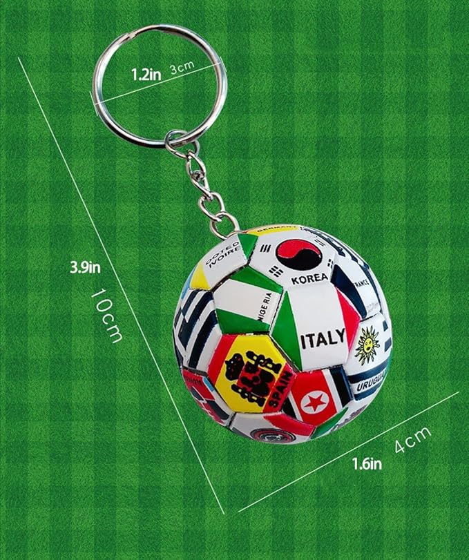 Sports Ball Key Chain Football Match World Cup Team Keychains