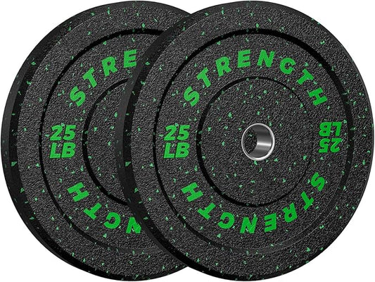 XDDIAS 2-Inch Bumper Plates, Barbell Rubber Olympic Weight Plates Set for Home Gym Strength Training, 20-260lbs, Multiple Options