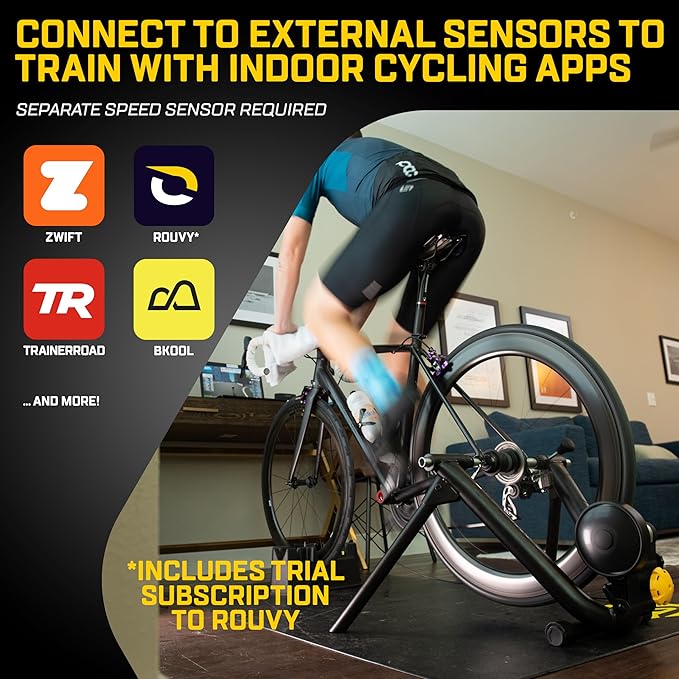 Saris Mag and Mag Plus Indoor Bike Trainer, Magnetic Resistance, Compatible with Zwift App