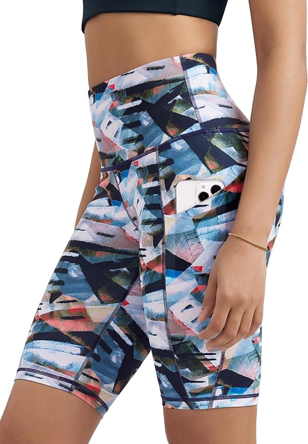 ODODOS Women's Tummy Control Biker Shorts 2.0 with Pockets High Waist Athletic Workout Yoga Shorts-3.5''/ 5"/ 8" / 10" Inseam