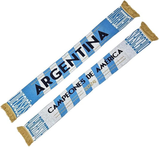 Euroscarves Argentina Soccer Knit Scarf (Campeones de América 2024)