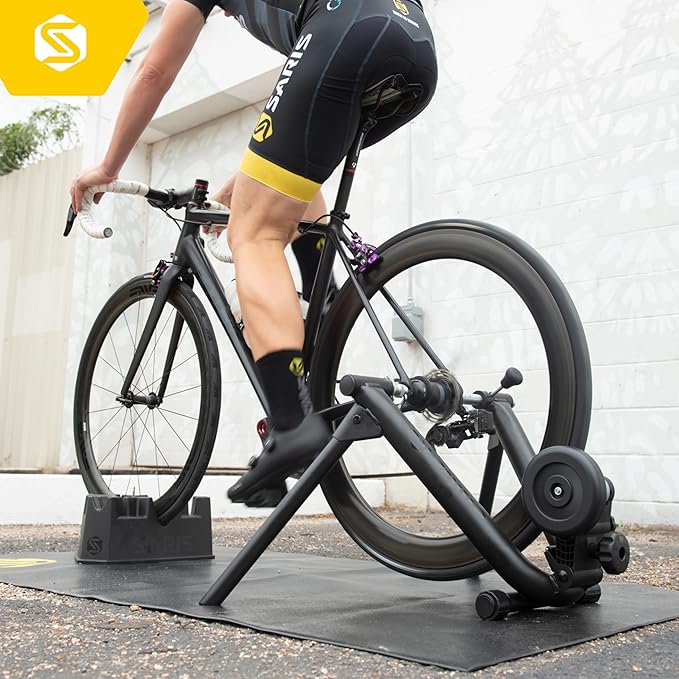 Saris Mag and Mag Plus Indoor Bike Trainer, Magnetic Resistance, Compatible with Zwift App