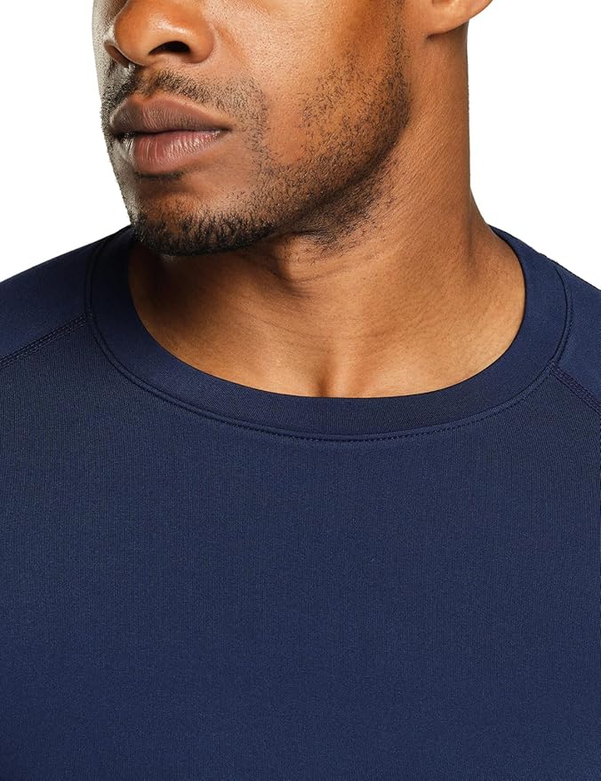 TSLA Men's Thermal Long Sleeve Compression Shirts, Athletic Base Layer Top, Winter Gear Running T-Shirt