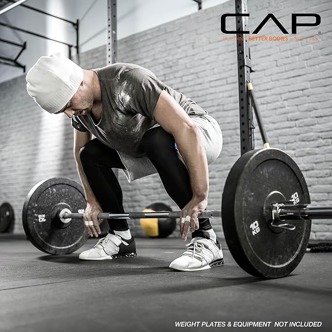 CAP Barbell 2-Inch Olympic Barbell Bars | 5 ft, 6 ft, & 7 ft | Multiple Options