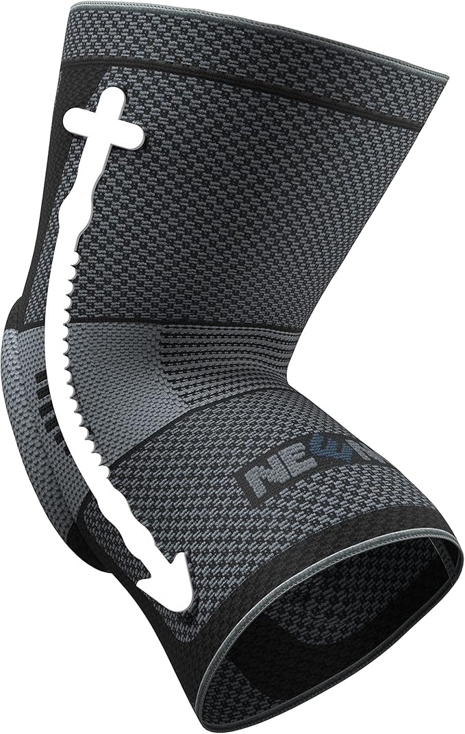 NEENCA Professional Knee Brace for Pain Relief, Medical Knee Compression Sleeve, Knee Support with Horizontal Knit Tech for Meniscus Tear, ACL, Arthritis, Joint Pain, Runner, Workout- FSA/HSA APPROVED