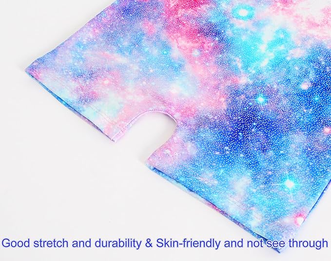 Domusgo Gymnastics Leotards for Girls Sparkly One-Piece Pro Kids Unitard Biketards with Shorts