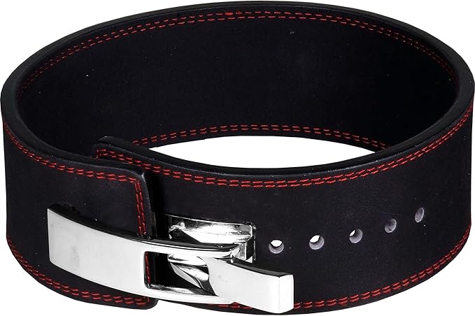 IBRO Powerlifting Lever Gym Belt – Power 8MM, 10MM or 13MM Extreme Heavy Duty Genuine Leather Belts - Squats Deadlifts Bodybuilding Weight Lifting IPF Power Lifting Strongman for Men