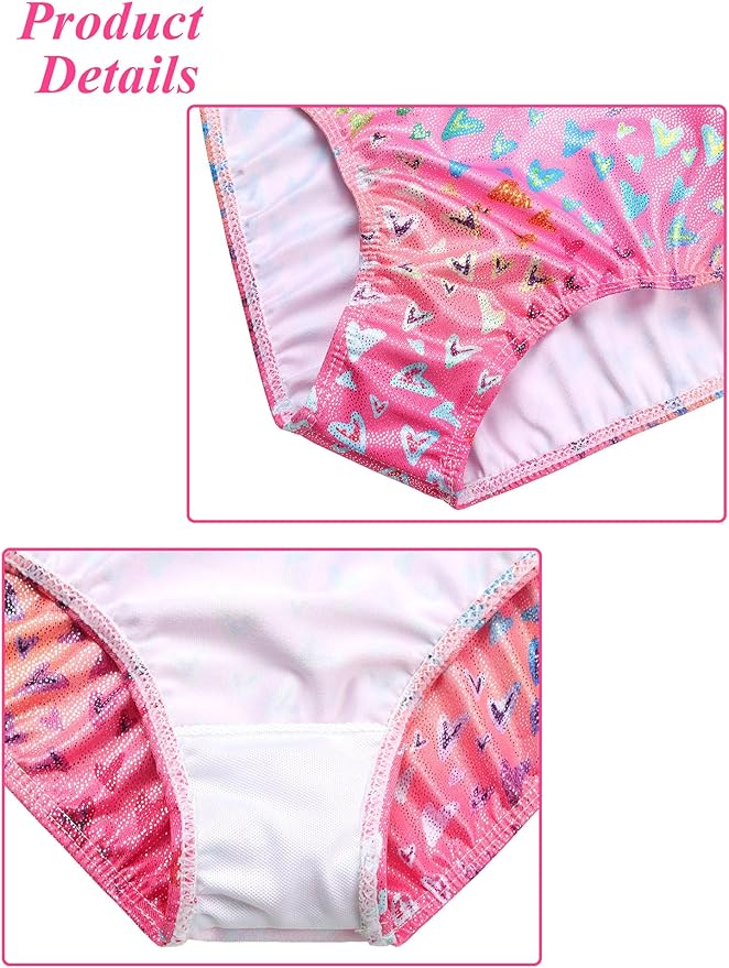 BAOHULU Leotards for Girls Gymnastics Long Sleeve Embroidery Shiny Black Diamond Dance Clothes