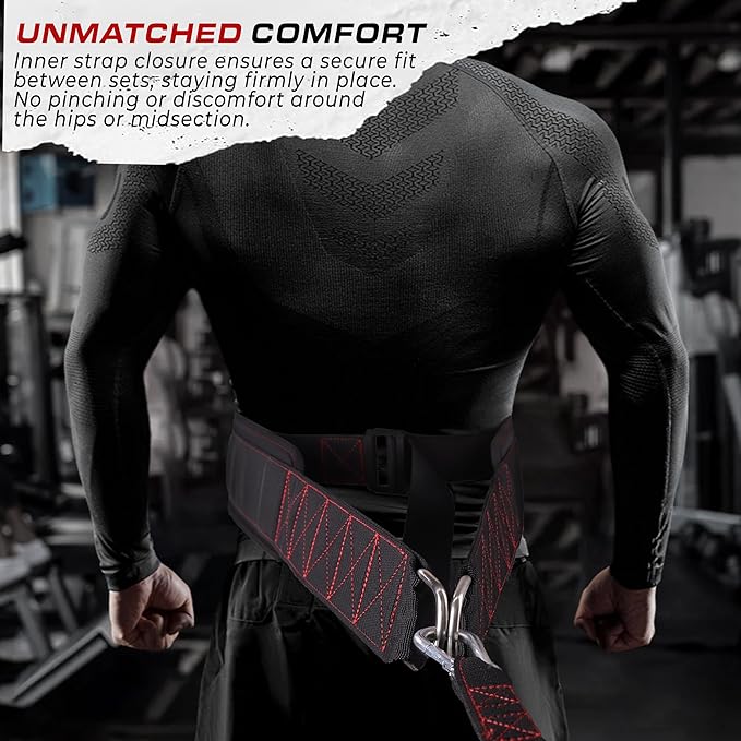 TAVIEW Sled Pulling Belt with Adjustable Closure, 2 Sled Pulling Straps & 4 Hooks – Ideal for Resistance Training, Strength