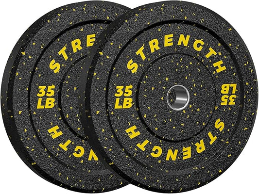 XDDIAS 2-Inch Bumper Plates, Barbell Rubber Olympic Weight Plates Set for Home Gym Strength Training, 20-260lbs, Multiple Options