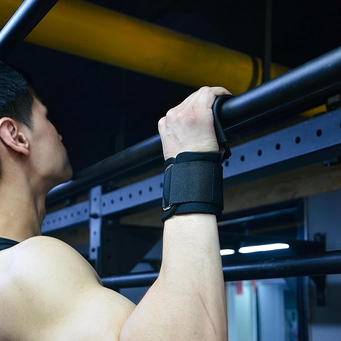 Weight Lifting Hooks (Pair) lifting straps-Heavy Duty Wristband Hand Held Support Assistance-for Deadlifts, Pull Ups, Rows&Shrugs-for Weightlifting&Bodybuilding Adjustable Gym Workout Power Straps