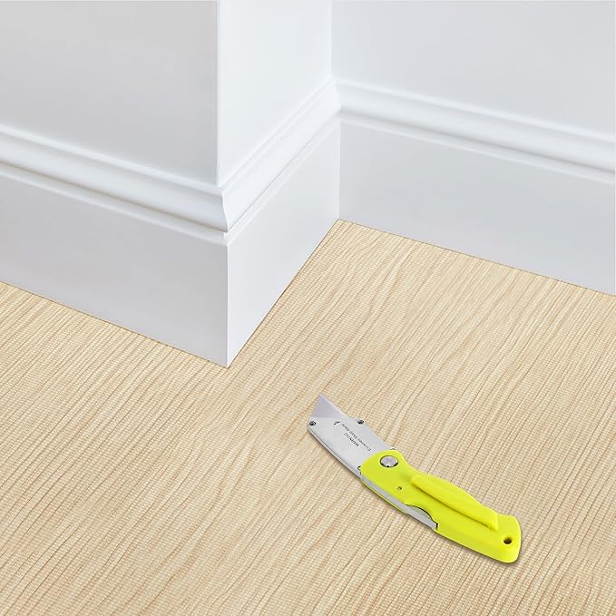 Sorbus 80 Sq. Ft. Wood Grain Floor Tiles Foam Mat EVA Interlocking Mats Tile 3/8-Inch Thick Flooring Wood Puzzle Exercise Mats w/Borders - Home Playroom Basement, Apartment, Trade Show, Baby, Dance