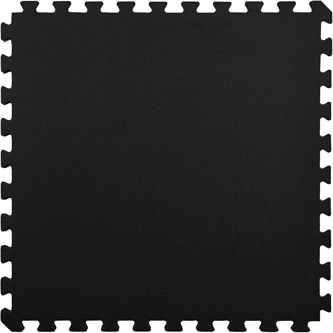 FlooringInc's 1" Thick Foam Tiles, 3'x3' or 2'x2' Reversable Interlocking Tiles, Ideal Yoga Mat, Gymnastics Mat, Workout Mat for MMA and Jiu Jitsu Training