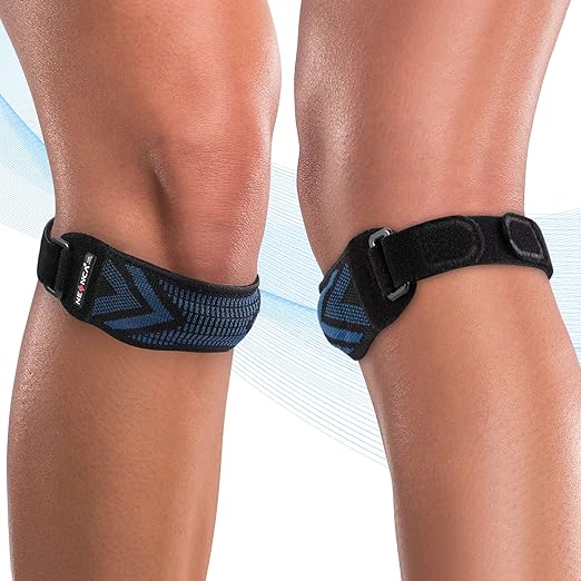 NEENCA Patella Tendon Knee Strap with Gel Pad, Knee Strap Brace for Pain Relief & Patella Stabilizer. Support Strap for Workout, Runner, Jumpers Knee,Tendonitis, Squats, Arthritis
