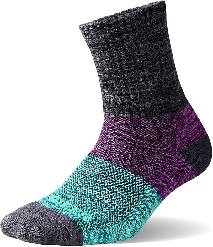 FEIDEER mens Modern Hiking socks, Athletic Cushioned Cotton Socks with Arch Support